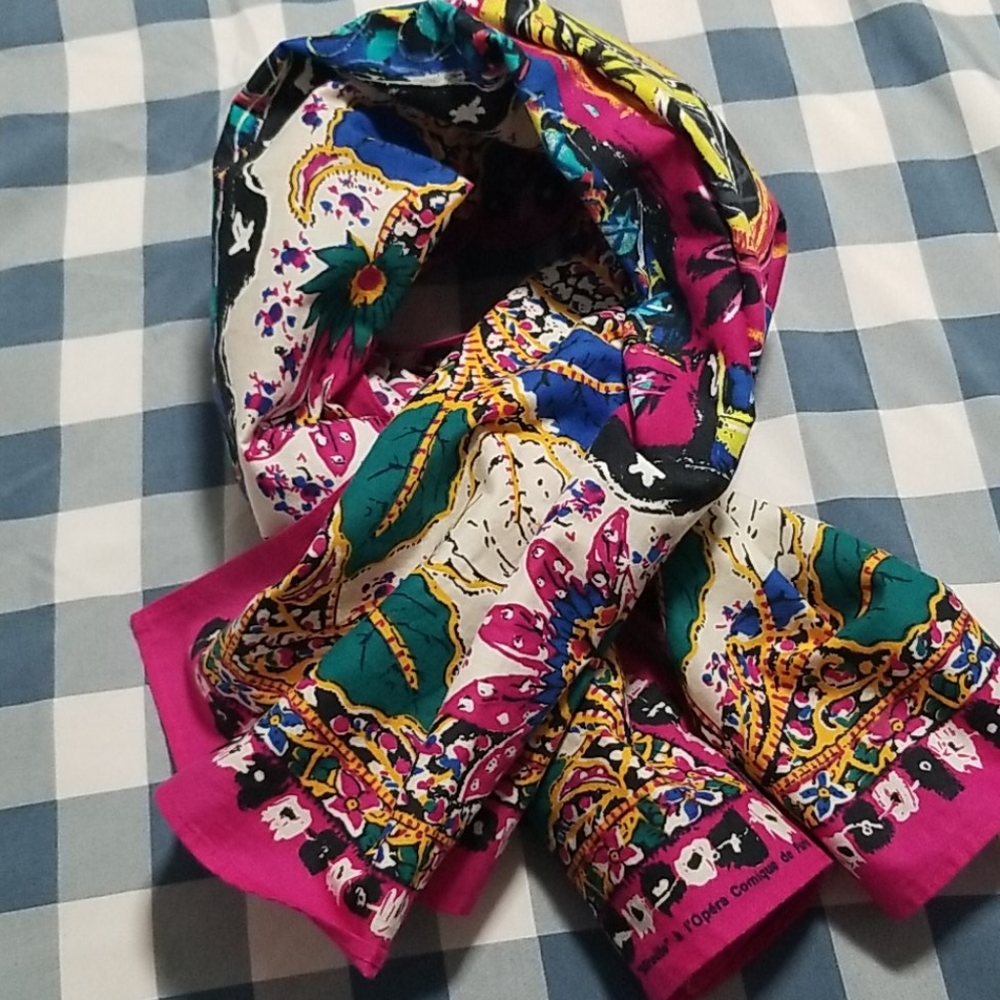 1993 Cree par Christian Lacroix scarf - Picture 10 of 14